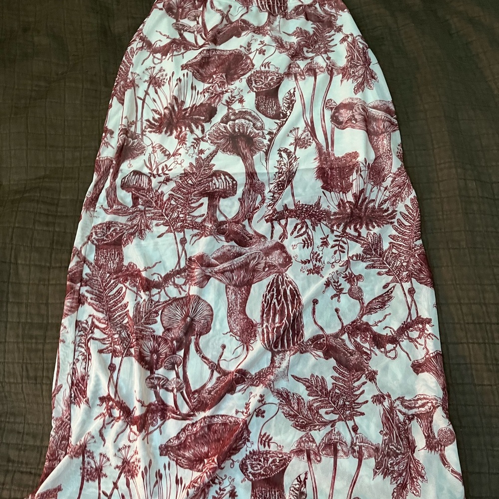Floral Print Maxi Skirt